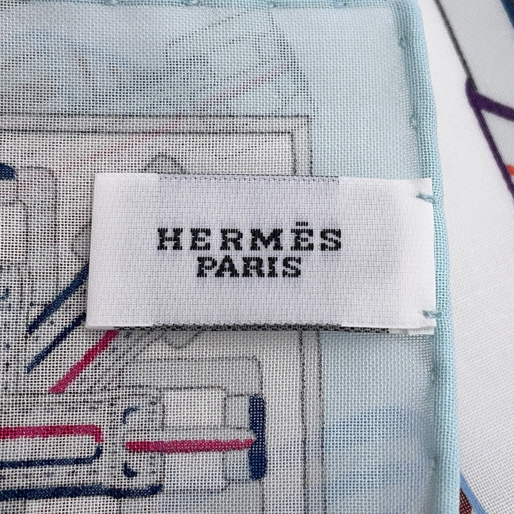 HERMES Handkerchief Sangle Ann Finesse CasaqueH241038G 01 Cotton 100%