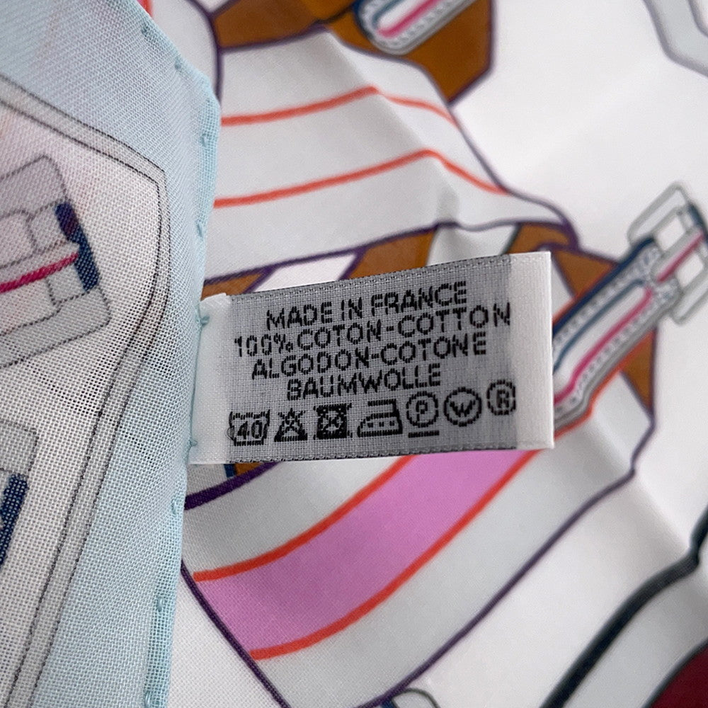 HERMES Handkerchief Sangle Ann Finesse CasaqueH241038G 01 Cotton 100%