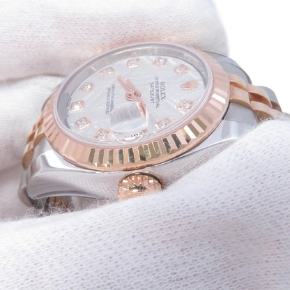ROLEX Datejust W26mm Stainless Steel K18PG Meteorite Dial179171G