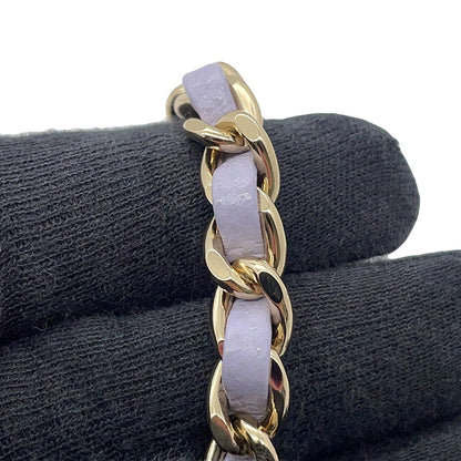CHANEL Coco handle Light PurpleAS2215 Caviar Leather Size XXS
