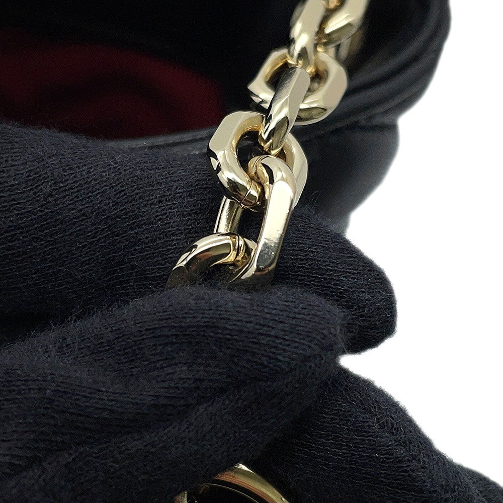 GUCCI GG Marmont Tote Bag Black?847386 Lambskin Size Small