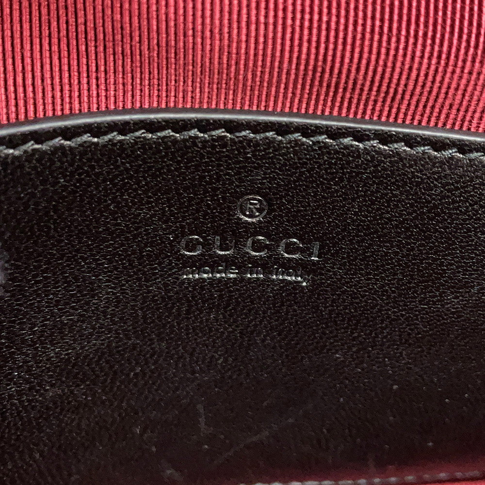 GUCCI GG Marmont Tote Bag Black?847386 Lambskin Size Small