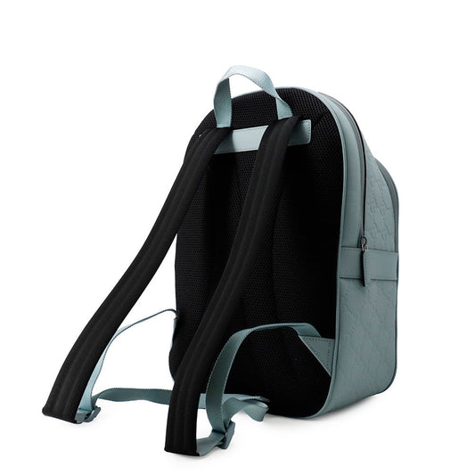 GUCCI Rubber Effect Backpack Light Blue771280 GG rubber effect leather Size Medium