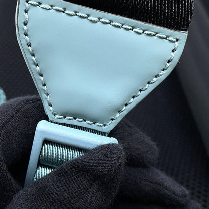 GUCCI Rubber Effect Backpack Light Blue771280 GG rubber effect leather Size Medium