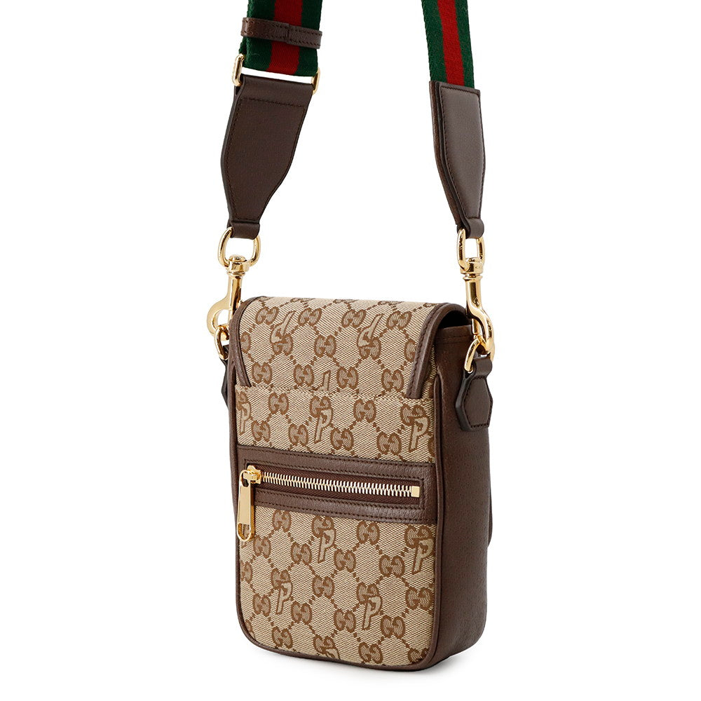 GUCCI GUCCI x Palace Cherie Line Shoulder Bag Beige723142 GG Canvas Leather