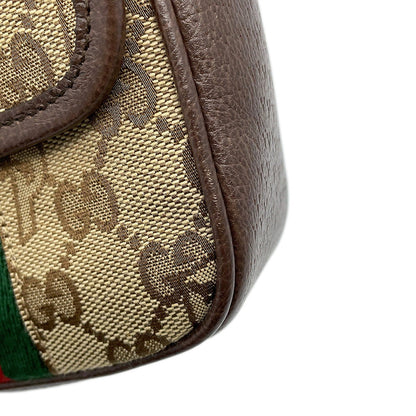 GUCCI GUCCI x Palace Cherie Line Shoulder Bag Beige723142 GG Canvas Leather