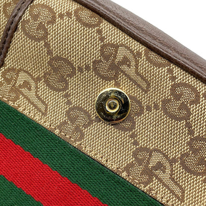 GUCCI GUCCI x Palace Cherie Line Shoulder Bag Beige723142 GG Canvas Leather