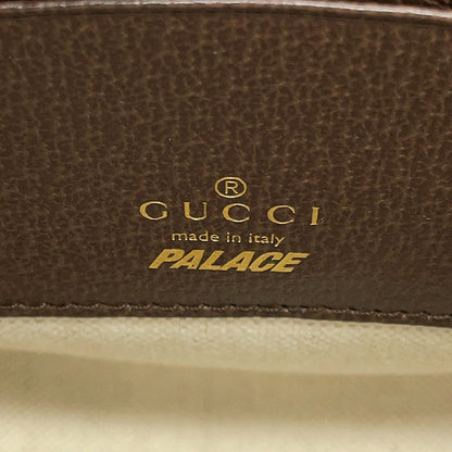 GUCCI GUCCI x Palace Cherie Line Shoulder Bag Beige723142 GG Canvas Leather