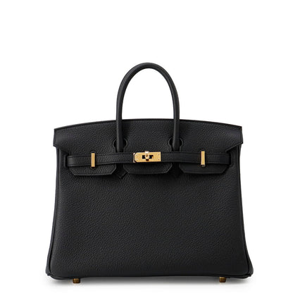 HERMES Birkin Black Togo Leather Size 25