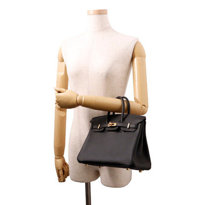 HERMES Birkin Black Togo Leather Size 25
