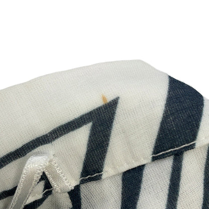 CHANEL Skirt Size 38 White/BlackP74305-V65948-MB103 Cotton100%