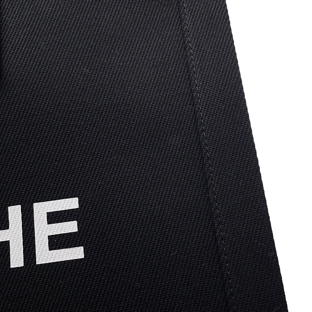SAINT LAURENT PARIS Rive Gauche Tote Bag Black632539 Canvas Leather Size Small