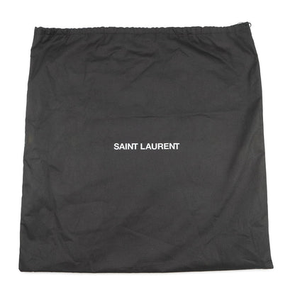 SAINT LAURENT PARIS Rive Gauche Tote Bag Black632539 Canvas Leather Size Small