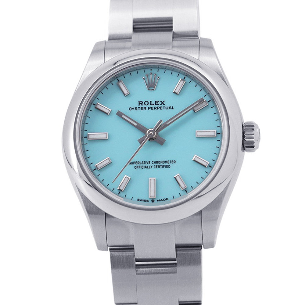 ROLEX Oyster Perpetual 31 W31mm Stainless Steel Turquise Blue Dial277200