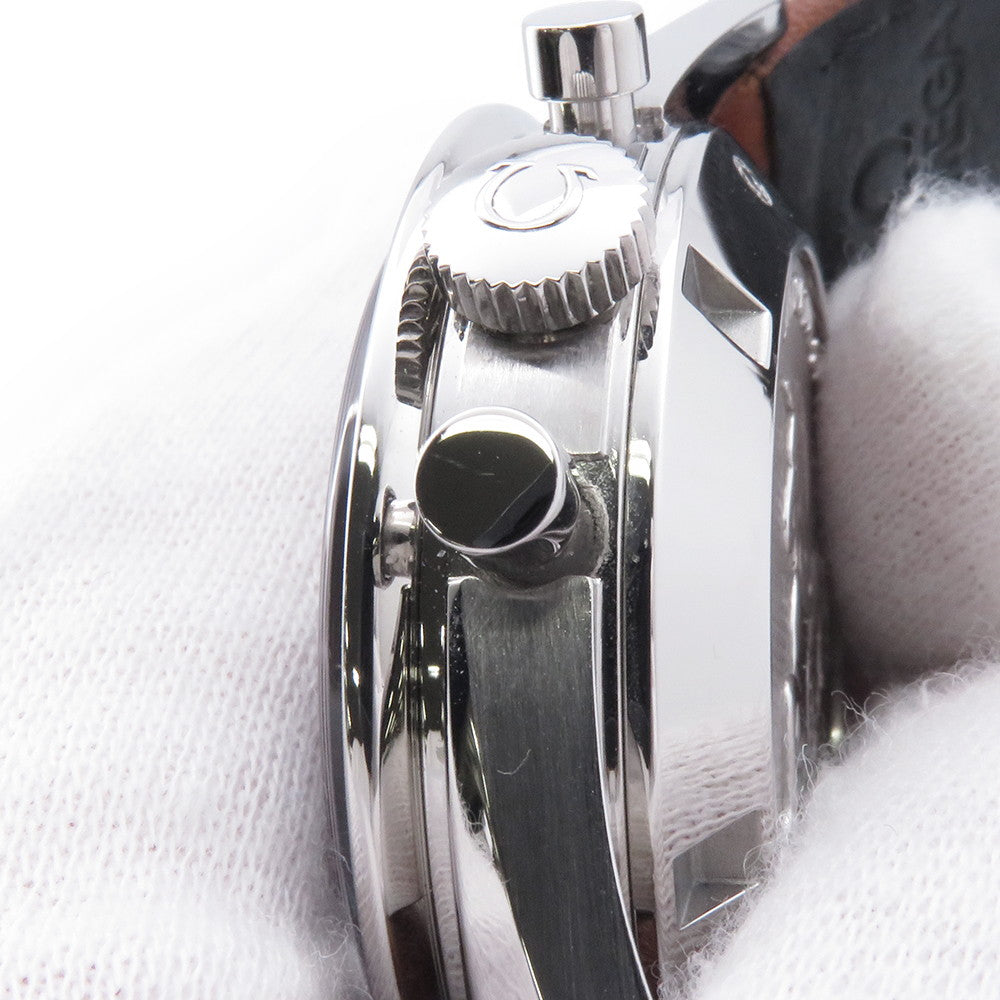 OMEGA Speedmaster Moonwatch FirstOMEGA InSpace W39.7mm Stainless Steel Leather Black Dial311.32.40.30.01.001