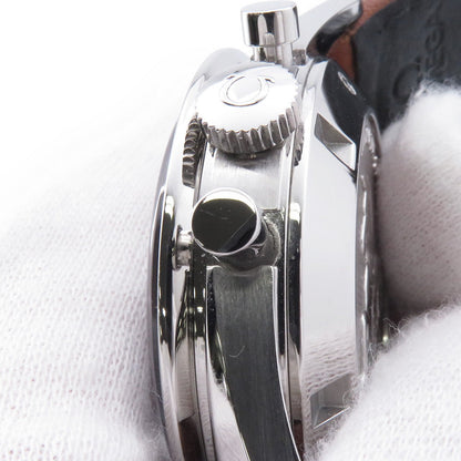 OMEGA Speedmaster Moonwatch FirstOMEGA InSpace W39.7mm Stainless Steel Leather Black Dial311.32.40.30.01.001