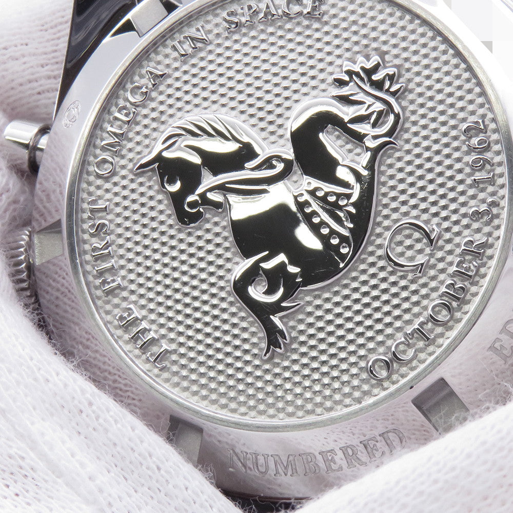 OMEGA Speedmaster Moonwatch FirstOMEGA InSpace W39.7mm Stainless Steel Leather Black Dial311.32.40.30.01.001
