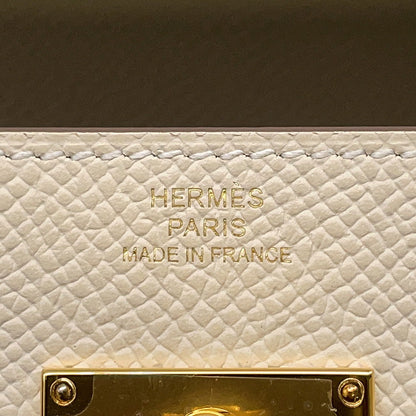 HERMES Kelly Long Wallet To Go Craie Epsom