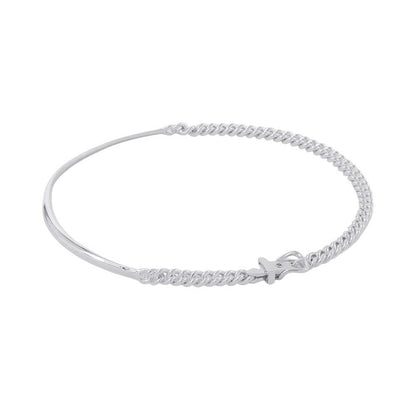 HERMES BoucleSellier Inflexible Necklace Size PM/44 SV925