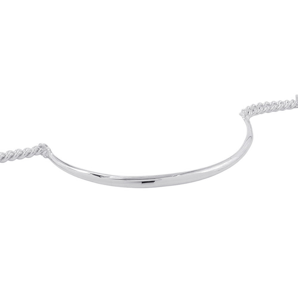 HERMES BoucleSellier Inflexible Necklace Size PM/44 SV925