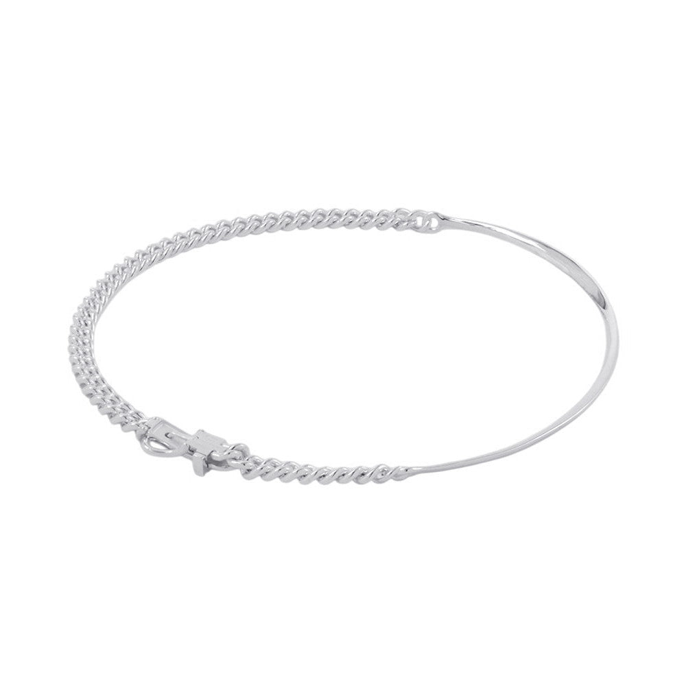 HERMES BoucleSellier Inflexible Necklace Size PM/44 SV925