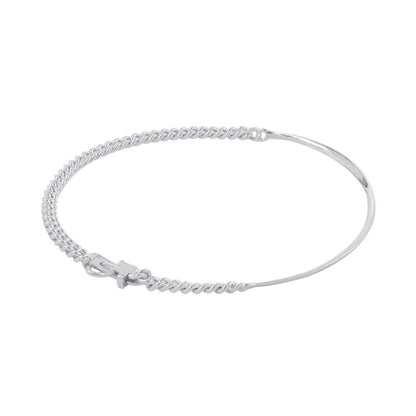 HERMES BoucleSellier Inflexible Necklace Size PM/44 SV925