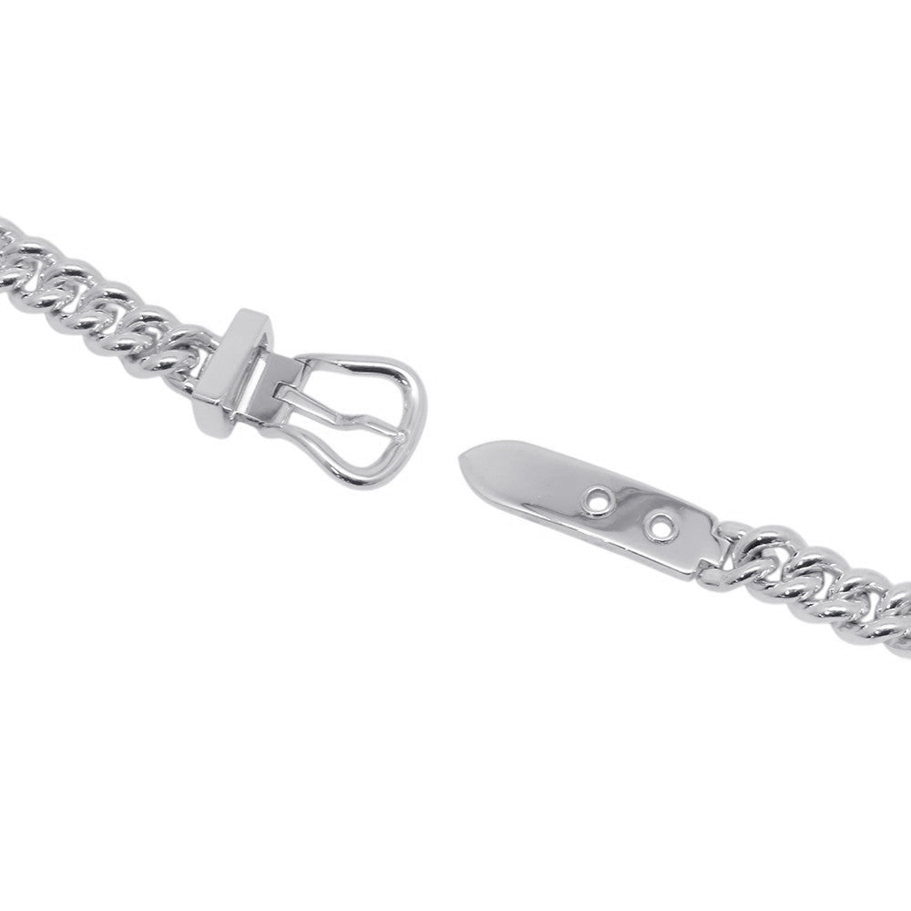 HERMES BoucleSellier Inflexible Necklace Size PM/44 SV925