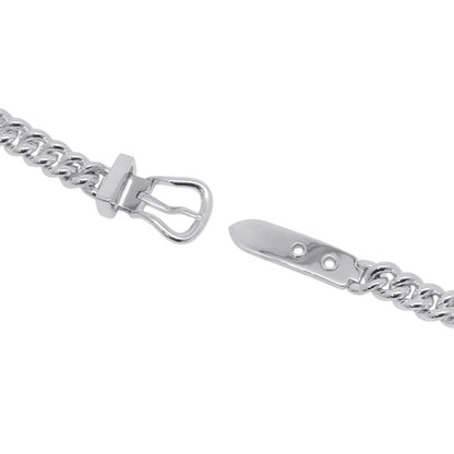 HERMES BoucleSellier Inflexible Necklace Size PM/44 SV925