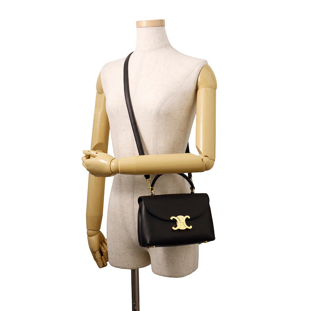CELINE Teen Nino Bag Black118113 Leather