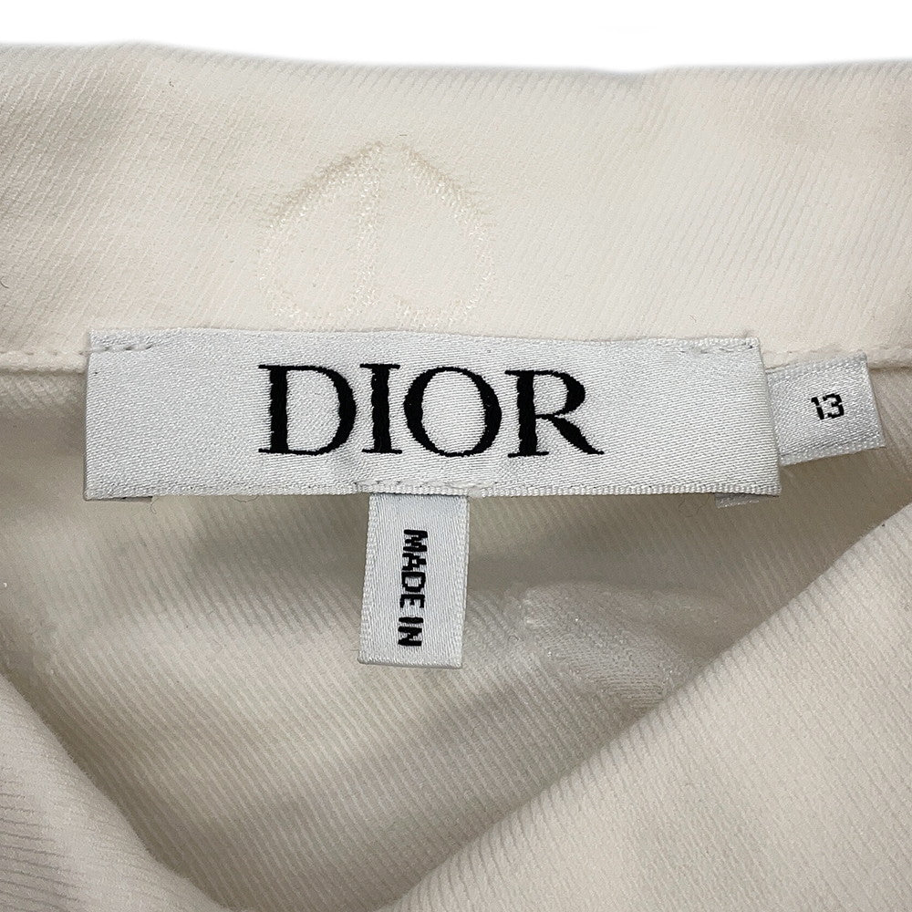 Dior Kids Cropped Jacket CD Heart Size 13A White4WBM11JKTG_Y013 Cotton98% Polyamide1% Cupra1%