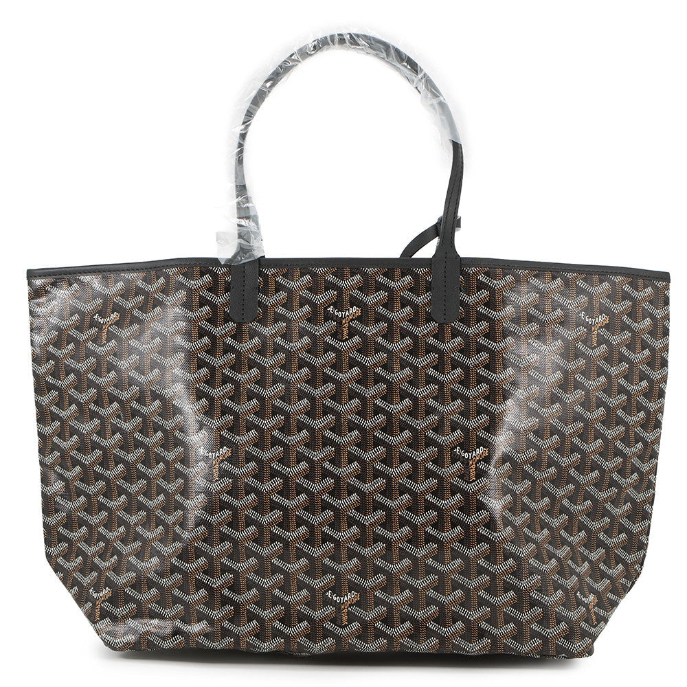 GOYARD Saint Louis BlackSTLOUIPMLTY01CL03P PVC Leather Size PM