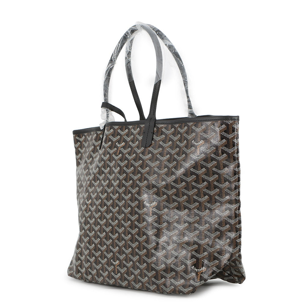 GOYARD Saint Louis BlackSTLOUIPMLTY01CL03P PVC Leather Size PM