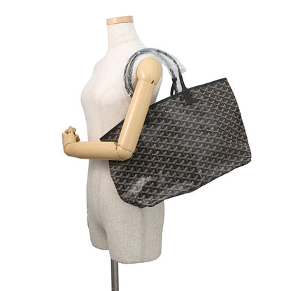 GOYARD Saint Louis BlackSTLOUIPMLTY01CL03P PVC Leather Size PM