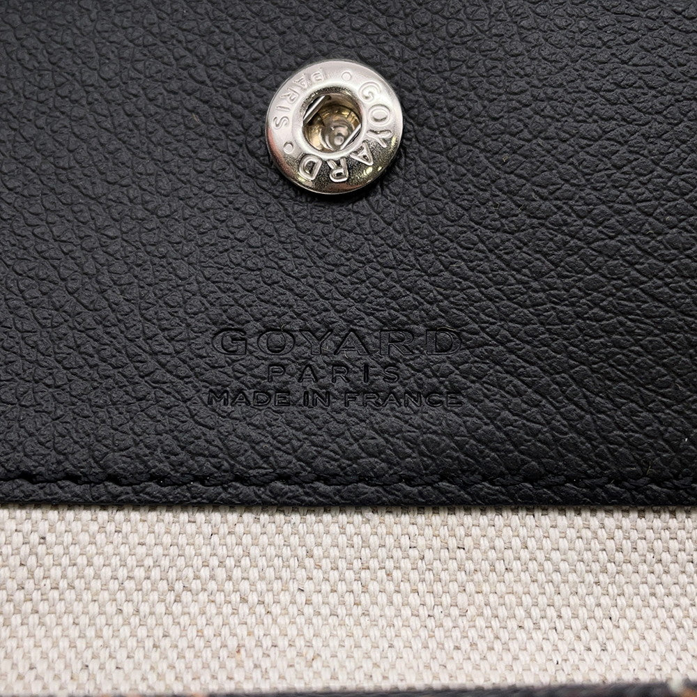 GOYARD Saint Louis BlackSTLOUIPMLTY01CL03P PVC Leather Size PM