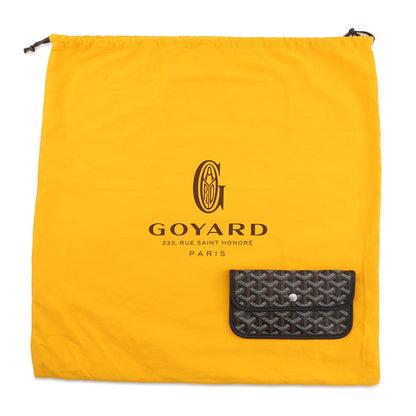 GOYARD Saint Louis BlackSTLOUIPMLTY01CL03P PVC Leather Size PM
