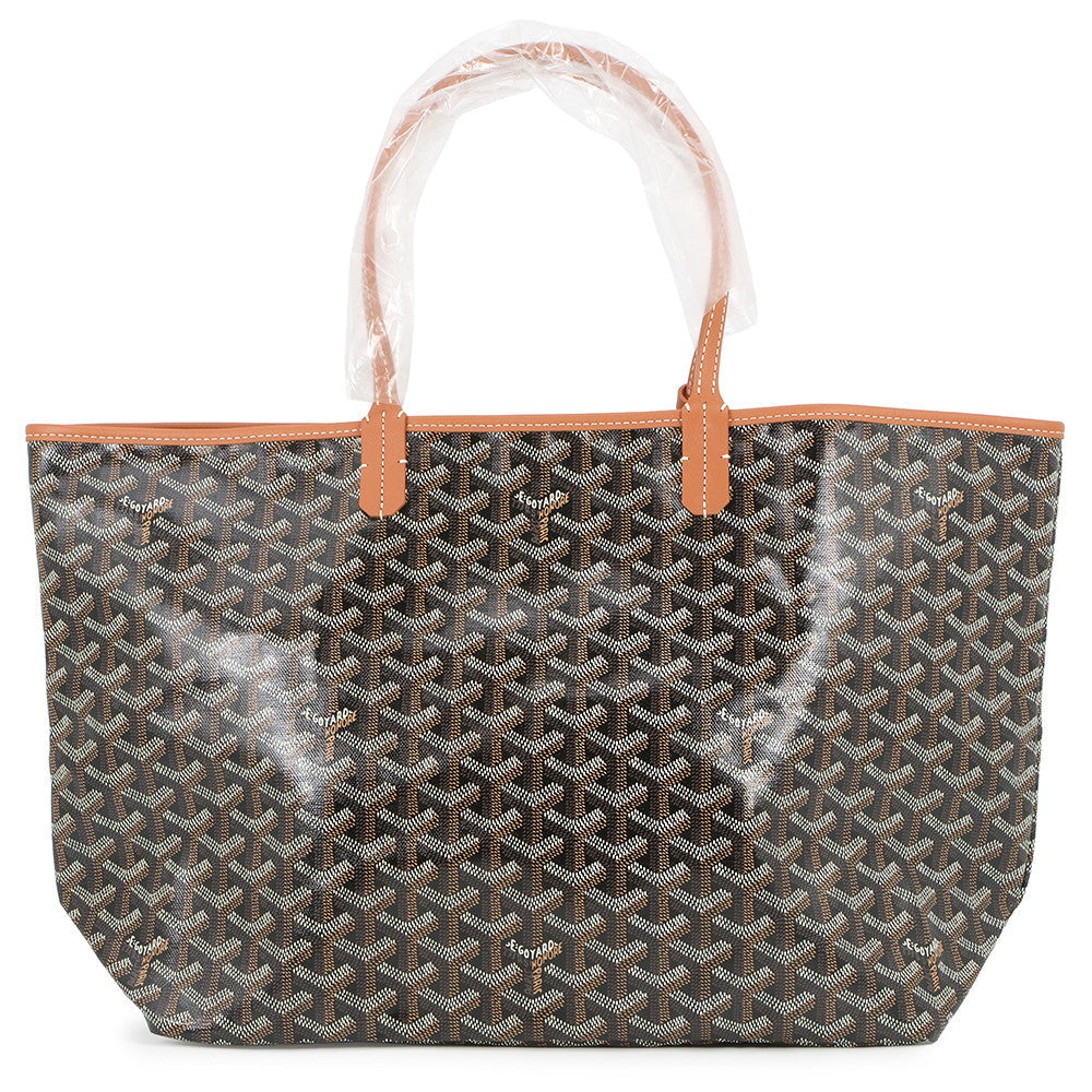 GOYARD Saint Louis BrownSTLOUIPMLTY01CL03P PVC Leather Size PM
