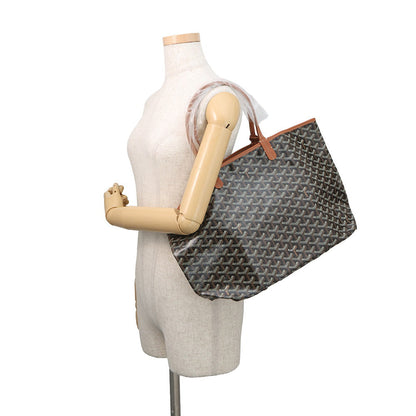 GOYARD Saint Louis BrownSTLOUIPMLTY01CL03P PVC Leather Size PM