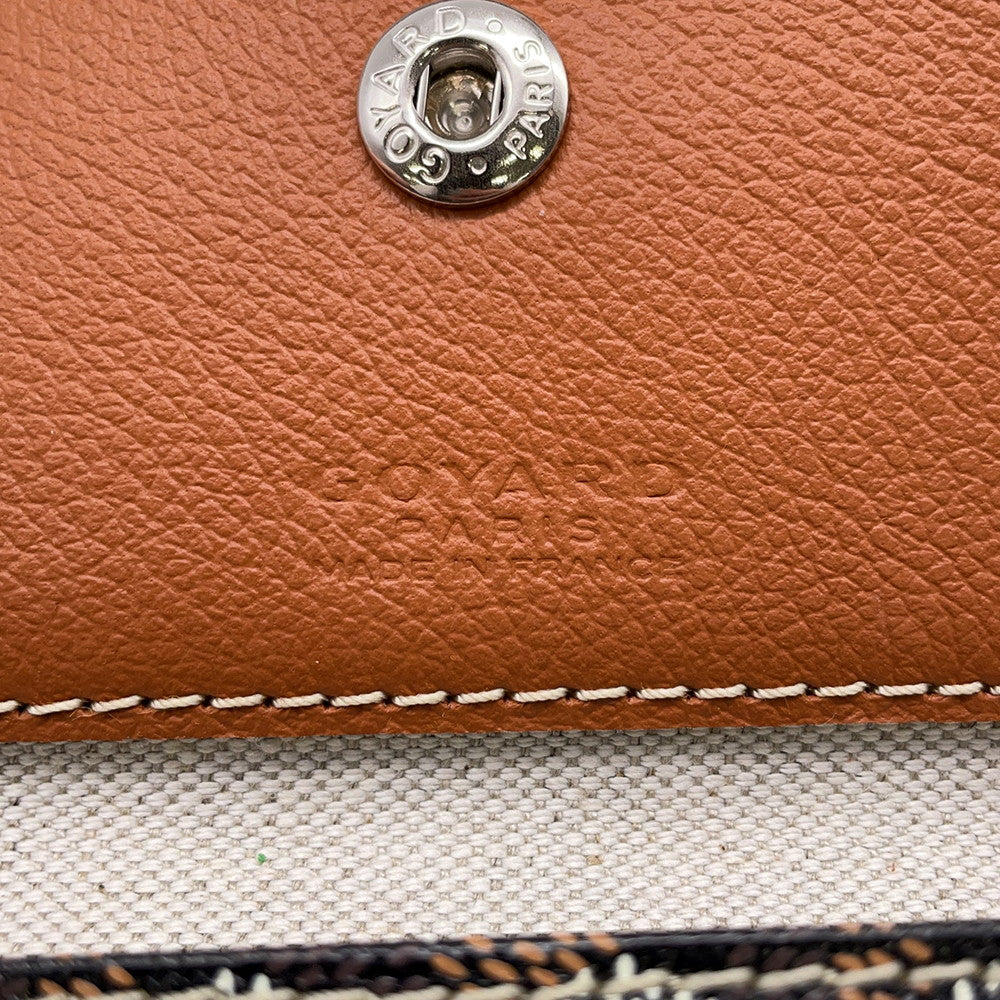 GOYARD Saint Louis BrownSTLOUIPMLTY01CL03P PVC Leather Size PM