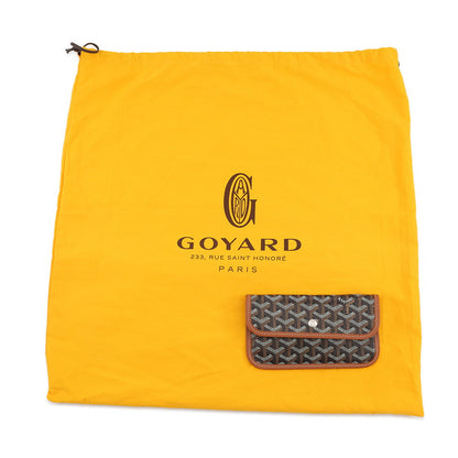 GOYARD Saint Louis BrownSTLOUIPMLTY01CL03P PVC Leather Size PM