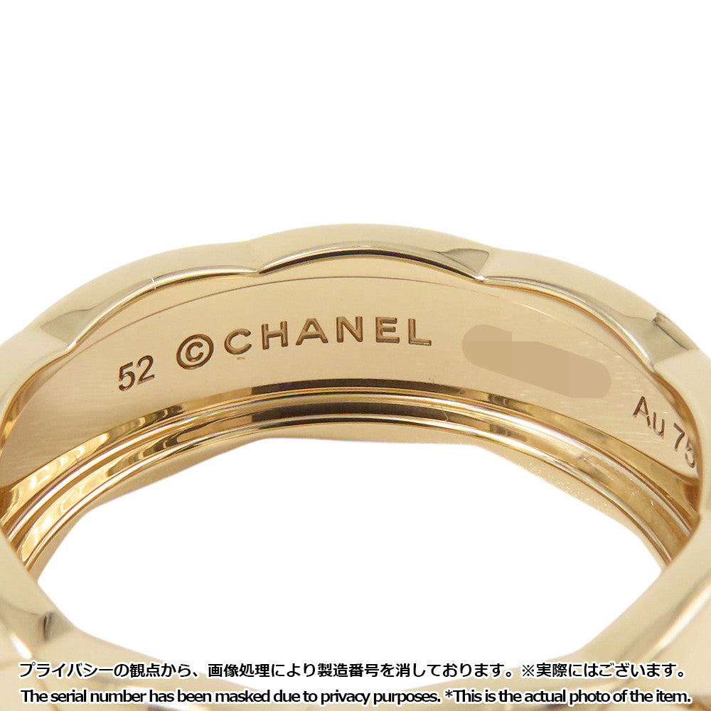 CHANEL Coco Crush Collection Ring Size Medium/52/#12J10571 18K Yellow Gold