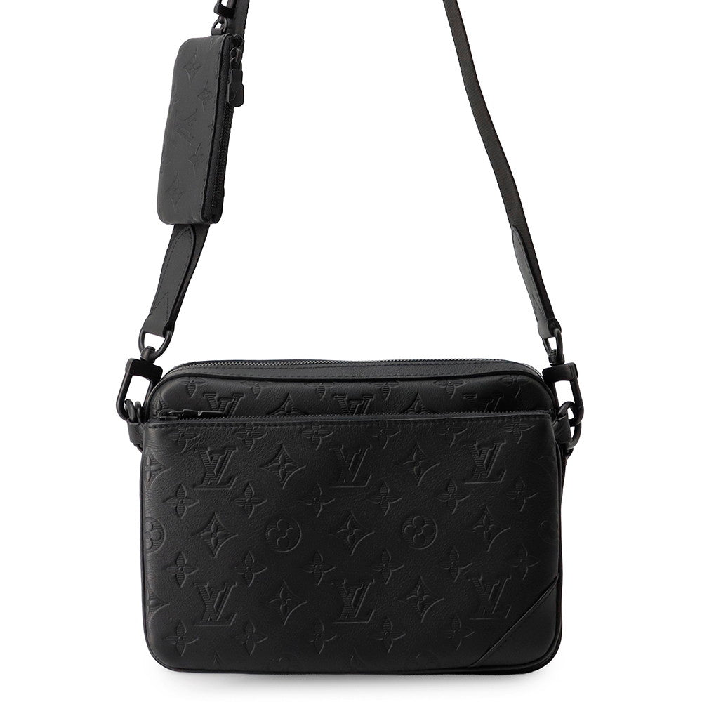 LOUIS VUITTON Trio Messenger NoirM46602 Monogram Shadow
