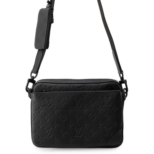 LOUIS VUITTON Trio Messenger NoirM46602 Monogram Shadow