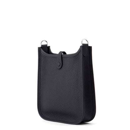 HERMES Evelyne Amazon Long Caban/Rose Shocking/Blue Indigo Taurillon Clemence Size TPM
