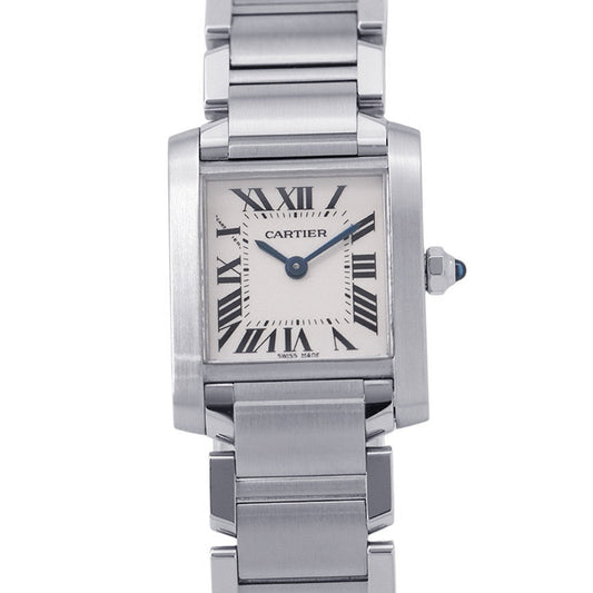 CARTIER Tank francaise SM H25mm×W20mm Stainless Steel Silver DialW51008Q3
