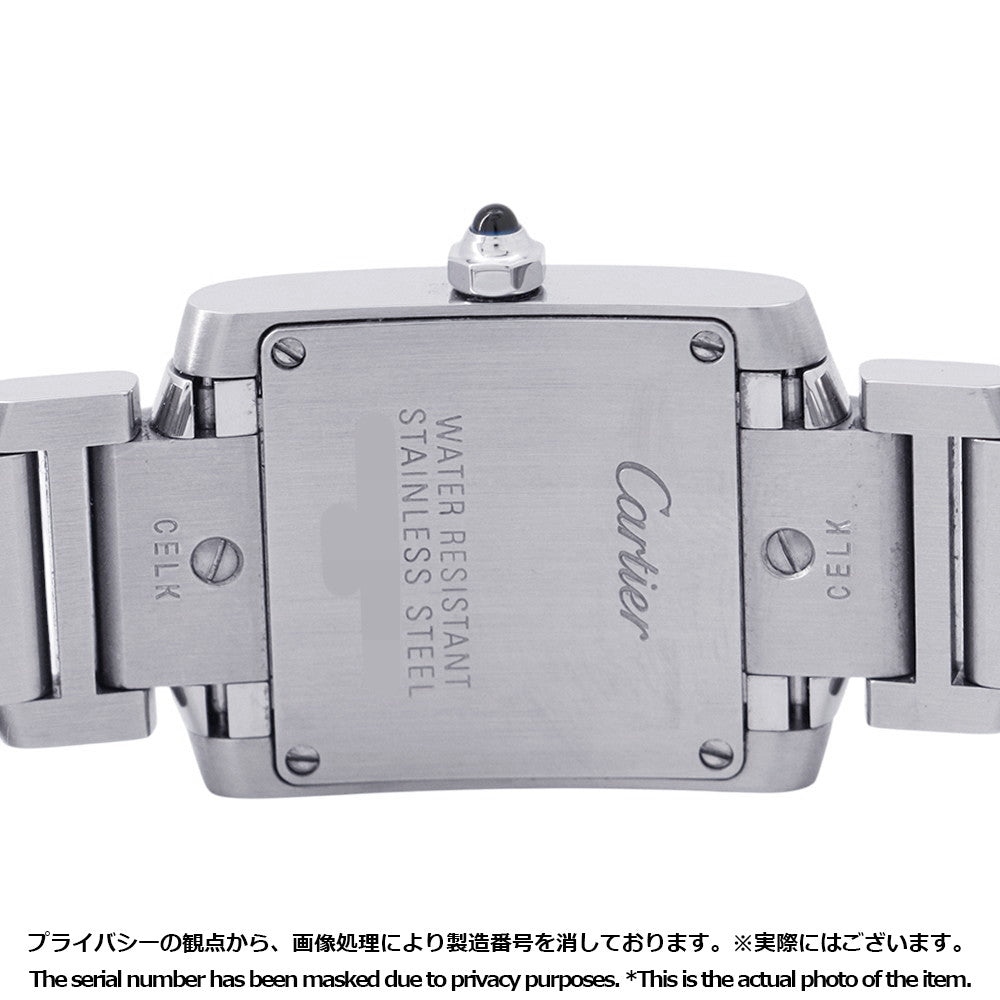 CARTIER Tank francaise SM H25mm×W20mm Stainless Steel Silver DialW51008Q3