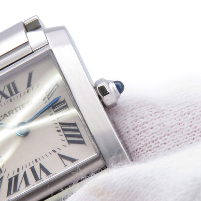 CARTIER Tank francaise SM H25mm×W20mm Stainless Steel Silver DialW51008Q3