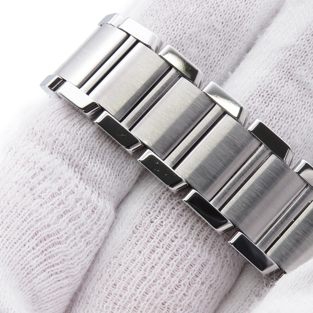 CARTIER Tank Française SM 160th Anniversary Asia Limited Edition (Limited to 2500 pieces) H27mm×W20mm Stainless Steel Pink DialW51035Q3