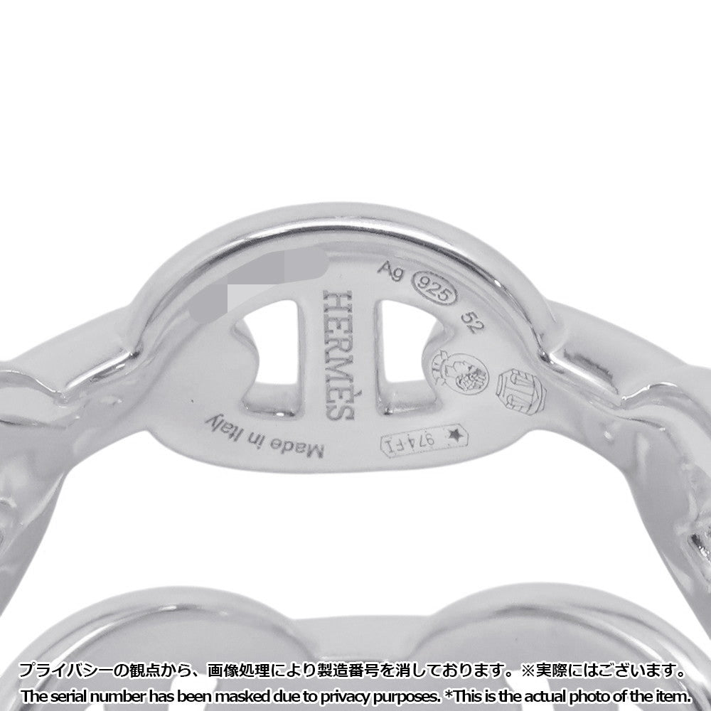 HERMES Chaine d'Ancre Double Row Ring Size 52/#12 SV925