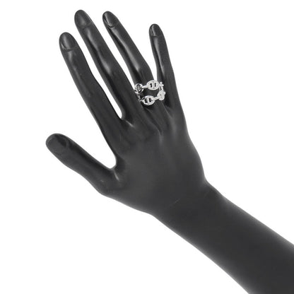 HERMES Chaine d'Ancre Double Row Ring Size 53/#13 SV925
