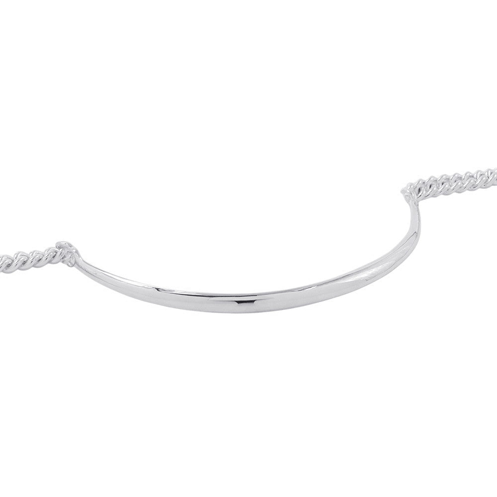 HERMES BoucleSellier Inflexible Necklace Size PM/42 SV925